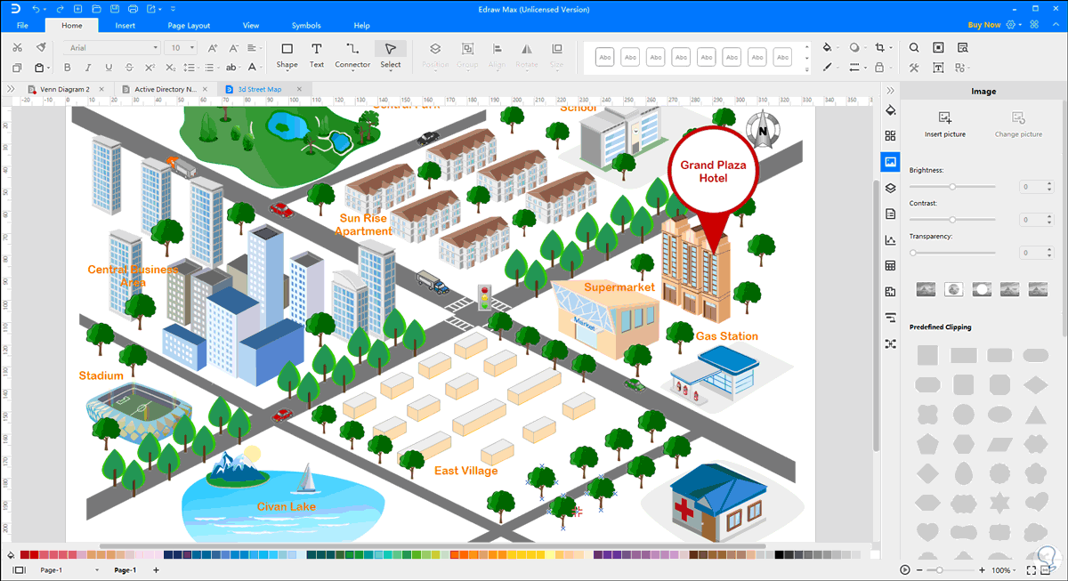 Cómo crear diagramas planos de planta organigramas o mapas con Edraw