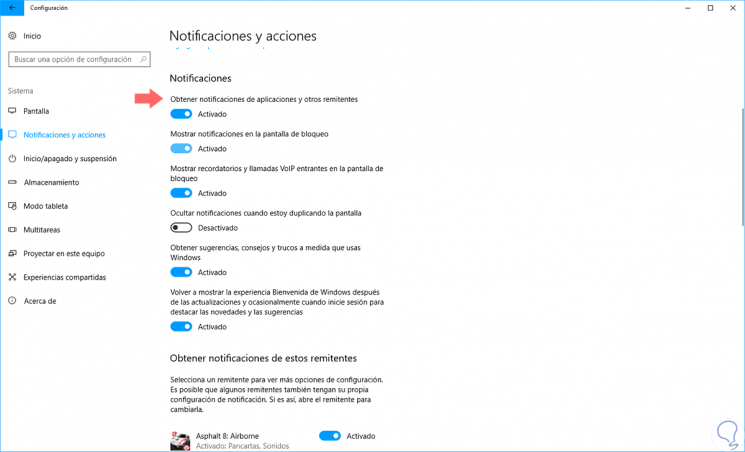 Cómo eliminar avisos alertas y notificaciones en Windows 10 Solvetic