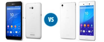 Sony Xperia E4G vs Xperia M4 Aqua