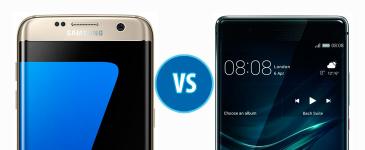 Samsung Galaxy S7 Edge vs Huawei P9 Plus