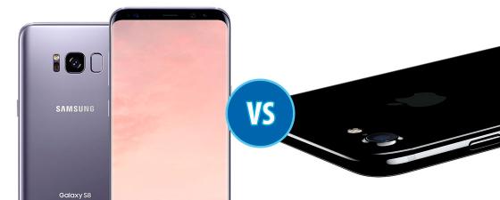 Samsung Galaxy S8 vs iPhone 7