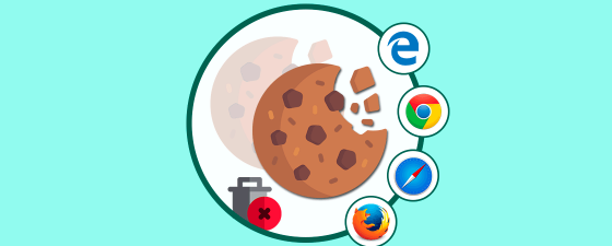 Deshabilitar o habilitar cookies en Chrome, Firefox, Edge o Safari