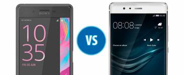 Sony Xperia X Performance vs Huawei P9 Plus