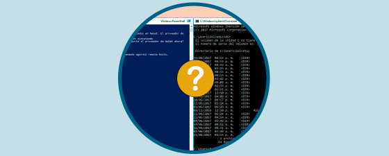 Diferencias entre Consola de comandos (cmd) y PowerShell