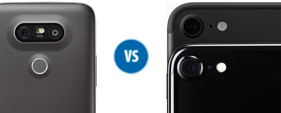 LG G5 vs iPhone 7