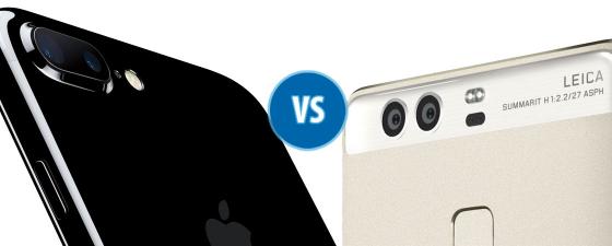 iPhone 7 Plus vs Huawei P9 Plus