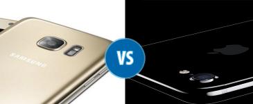 Samsung Galaxy S7 vs iPhone 7