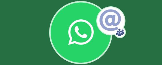 Ya puedes mencionar a tus contactos de WhatsApp