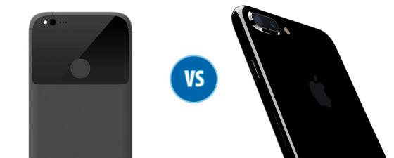 Google Pixel vs iPhone 7