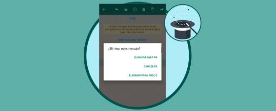 Truco: Qué hacer si no puedes eliminar mensajes enviados en WhatsApp