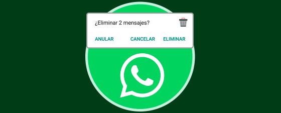 Ya es oficial! Podrás borrar mensajes enviados en WhatsApp