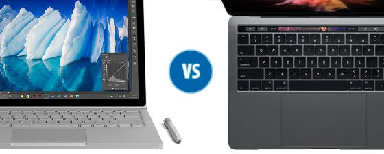 Surface Book i7 vs MacBook Pro