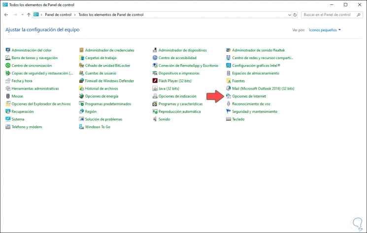 Como Abrir Opciones De Internet Windows 10 Solvetic