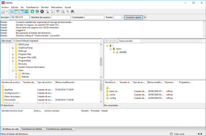 sftp client filezilla