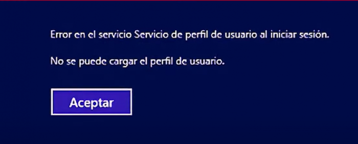 Error En El Servicio De Perfil De Usuario Al Iniciar Sesion No Se Puede Cargar El Perfil De 8475