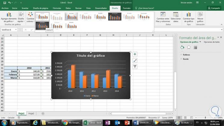 Cómo Crear Gráficos Excel 2019 Y Excel 2016 Con Todo Detalle Solvetic