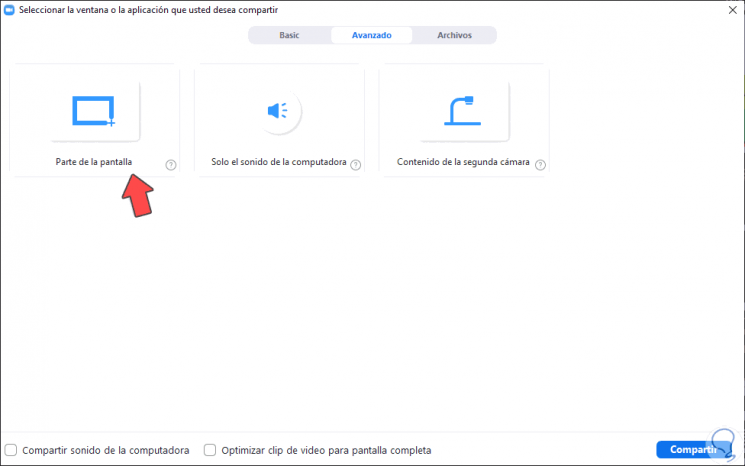Compartir Parte De La Pantalla En Zoom Solvetic