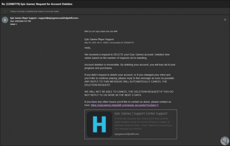 Https Epicgames Helpshift Com A Fortnite Borrar Cuenta Fortnite Epic Games 2021 Solvetic