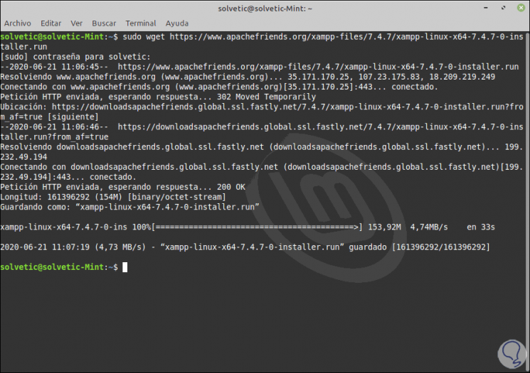 Cómo instalar Xampp en Linux Mint 20 Solvetic