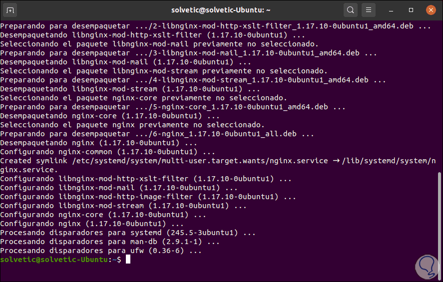 Nginx ubuntu