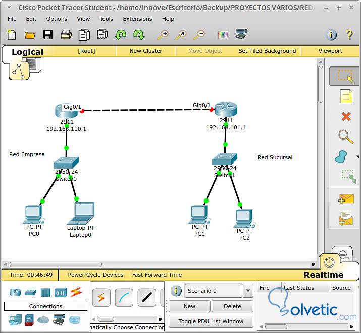 cisco packet tracer examples