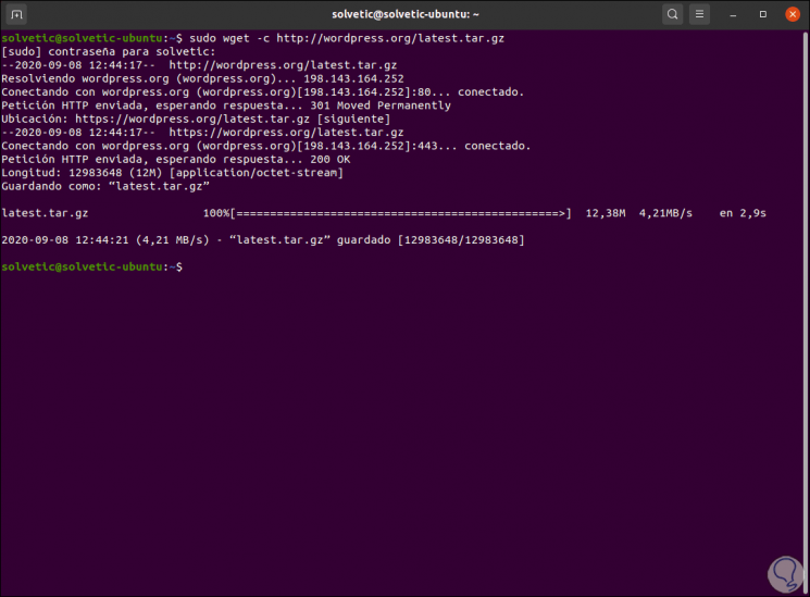 setup ftp for wordpress ubuntu