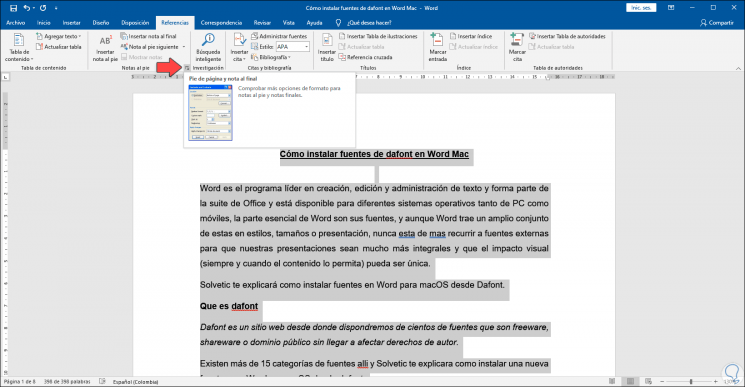 Como Colocar Notas Al Pie De Pagina En Word Lilash 4567