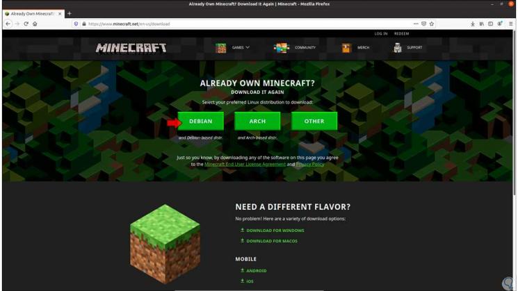 Como Instalar Minecraft En Ubuntu 20 04 Solvetic - como jugar roblox en ubuntu