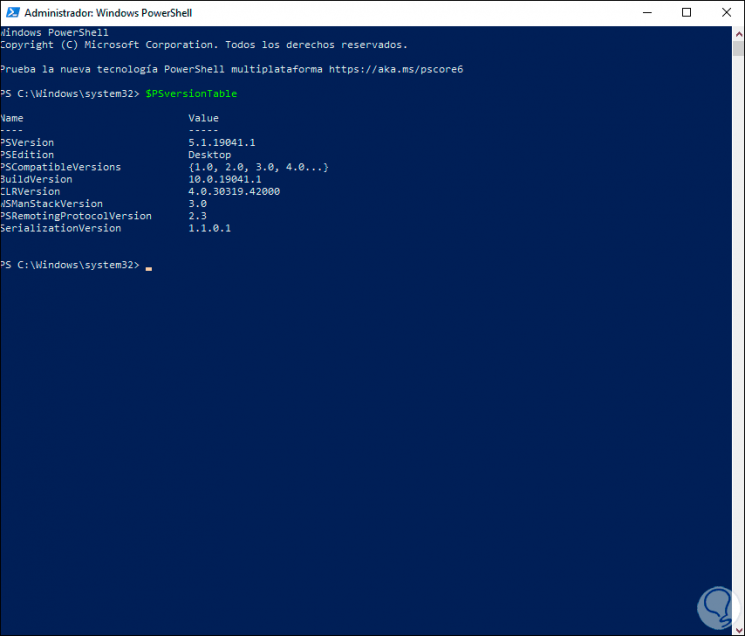 Cómo Saber Qué Versión De Powershell Tengo Windows 10 Solvetic 8254