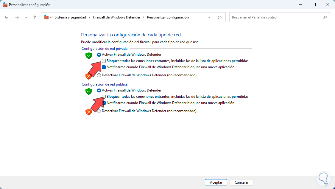 firewall ligero para win 11