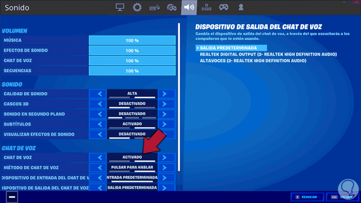 Como Hablar Por Fortnite De Pc A Ps4 No Me Funciona El Microfono En Fortnite Solucion Solvetic