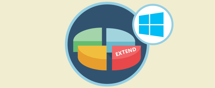 Extender particiones de sistema y normales en Windows 10, 8, 7
