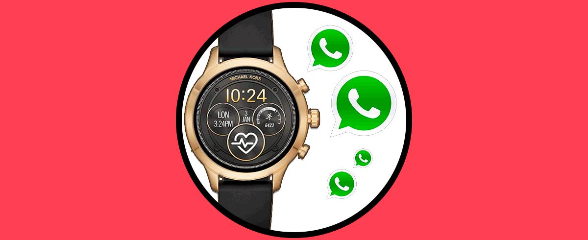 Cómo configurar reloj smartwatch Michael Kors - Solvetic