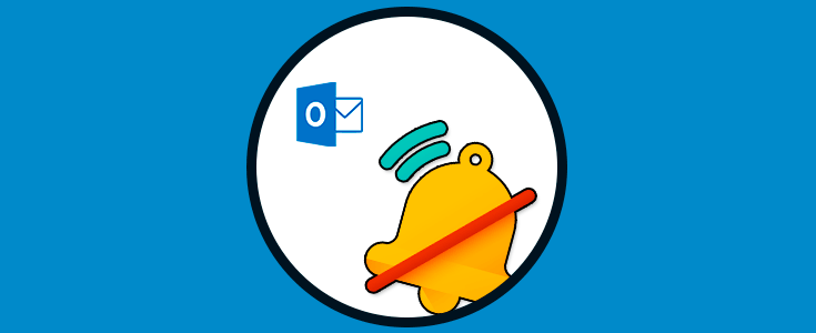 Desactivar alerta y quitar sonido al recibir correo Outlook 2016